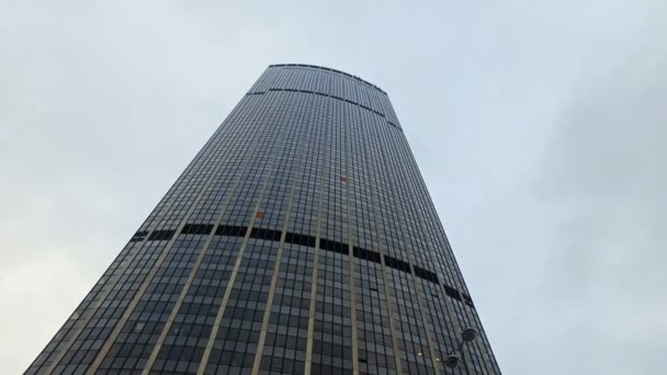 Paris France Circa June 2017 Paris Highest Skyscraper Building Montparnasse — Stock Video