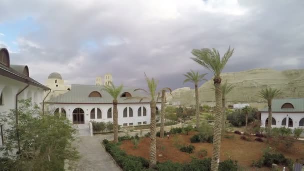 Qasr Yahud Rio Jordão Local Batismal Jesus Cristo Igreja Greco — Vídeo de Stock