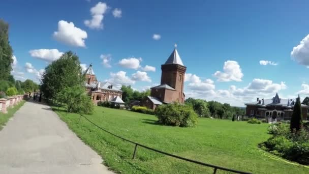 Shamordino Russia Circa May 2016 Cathedral Kazan Icon Mother God — Stock Video