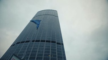 Paris, Fransa - Haziran 2017 yaklaşık: bina, Paris en yüksek gökdelen Montparnasse Kulesi