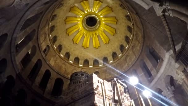 Israel Jerusalem Circa Jun 2017 Iglesia Del Santo Sepulcro Jerusalén — Vídeos de Stock