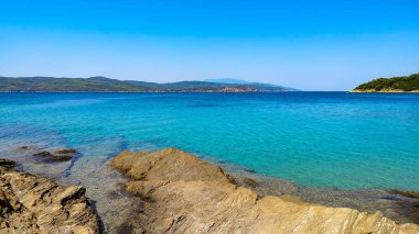 Yunanistan Skiatos adasının görünümü