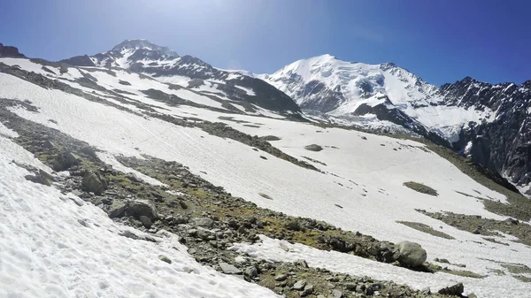 Utsikt Över Mont Blanc Chamonix Franska Alperna — Stockfoto