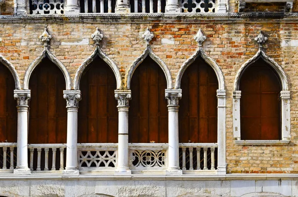 Venise Vue Sur Fenêtre Baroque — Photo