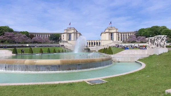 Jardins Trocadero Palace Chaillot フランス ヨーロッパ — ストック写真