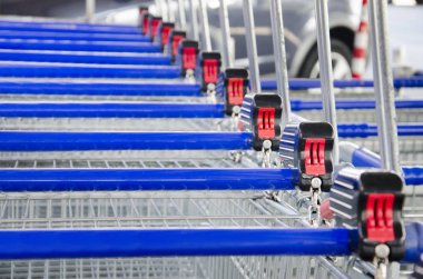 satır süpermarket alışveriş sepeti arabaları