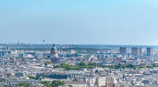 パンテオンの Veiw をパリのスカイラインのパノラマ撮 — ストック写真