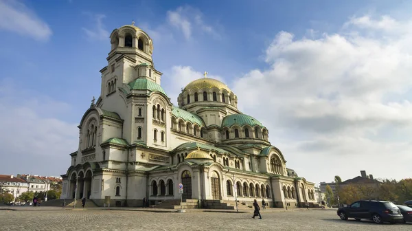 Прекрасний Вид Собор Олександра Невського Софії Столиці Болгарії — стокове фото