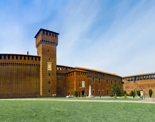 Sforza Castle Milan Travel Concept — Stock Photo, Image