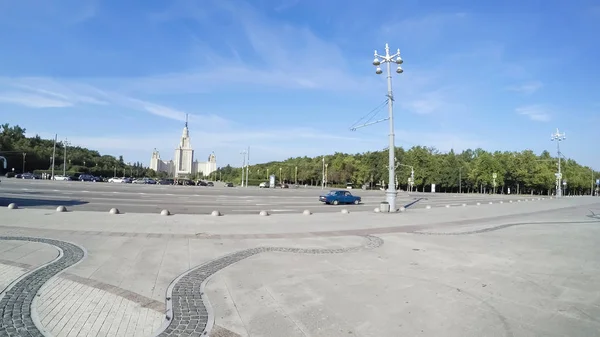 Lomonosov Moscow State University Building Rússia — Fotografia de Stock