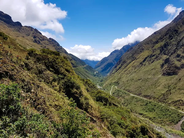 Death Road Een Van Meest Gevaarlijke Wegen Wereld North Yungas — Stockfoto