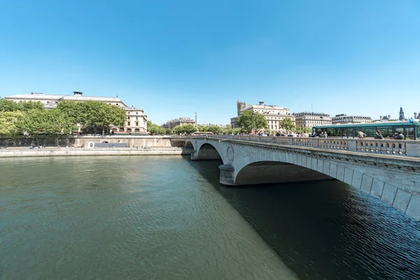 Paris France Circa Mai 2017 Die Brücke Pont Notre Dame — Stockfoto