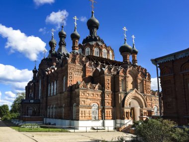 Şamordino, Rusya Federasyonu, Katedral, Tanrı'nın annesi Şamordino bir manastırda Kazan simgesinin