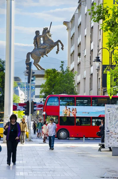 Skopje Makedonya Kasım 2016 — Stok fotoğraf