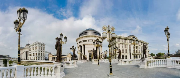 Skopje Mazedonien November 2016 Skopje Stadtzentrum Bei Sonnigem Tag — Stockfoto