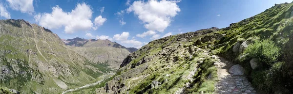 Panorama Cordilheira Parco Gran Paradiso Itália — Fotografia de Stock