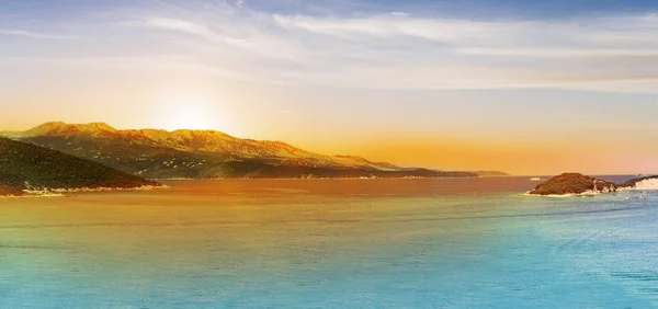 Paisaje Panorámico Sobre Mar Vista Aérea — Foto de Stock