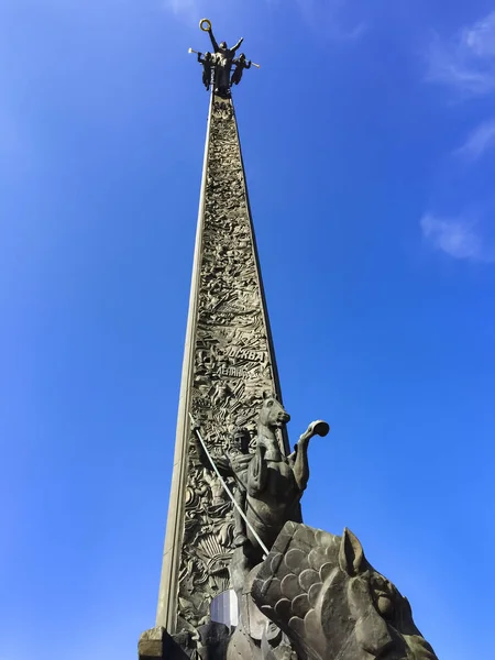 Moskwa Rosja Sierpnia 2016 Memorial Złożonych Pokłonnej Victory Monument — Zdjęcie stockowe