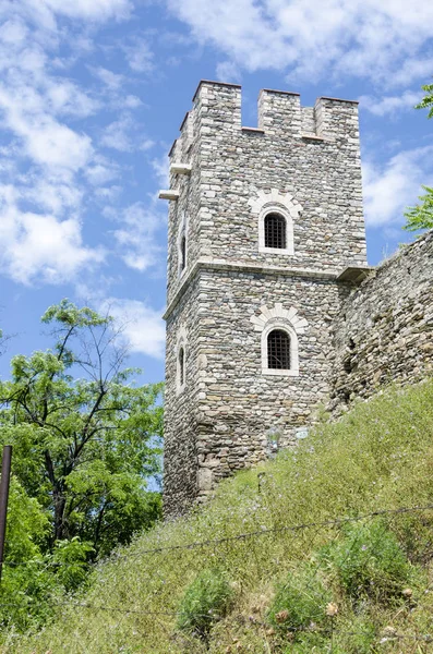 Vista Torre Fortaleza Kale Fundo Céu Azul Macedônia — Fotografia de Stock