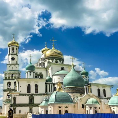 Ünlü New Jerusalem Manastırı - Istra Rusya