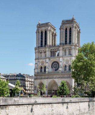 Ön cephe Notre Dame Paris, Fransa