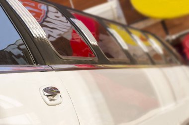 Uzun araba Limo - lüks bir araba detay