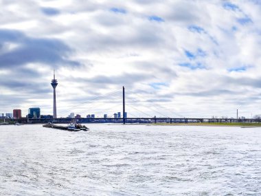 Dusseldorf medya limanın güzel bir manzara