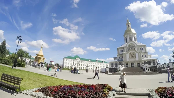 Diveevo Rússia Agosto 2016 Catedral Anunciação Santíssima Trindade Mosteiro São — Fotografia de Stock