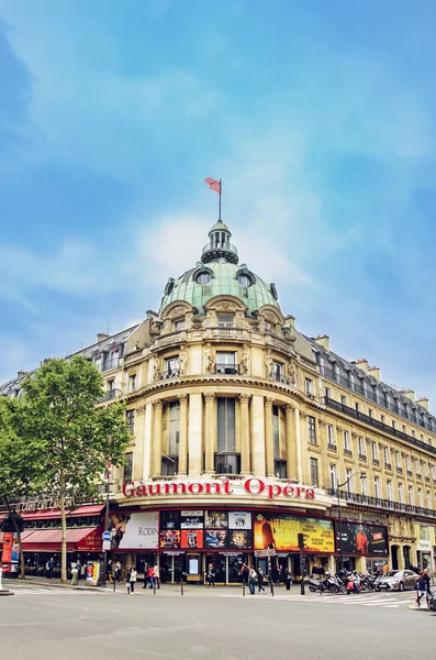 Paris Frankrike Maj 2017 Över Gaumont Opera Capucines Byggt Platsen — Stockfoto