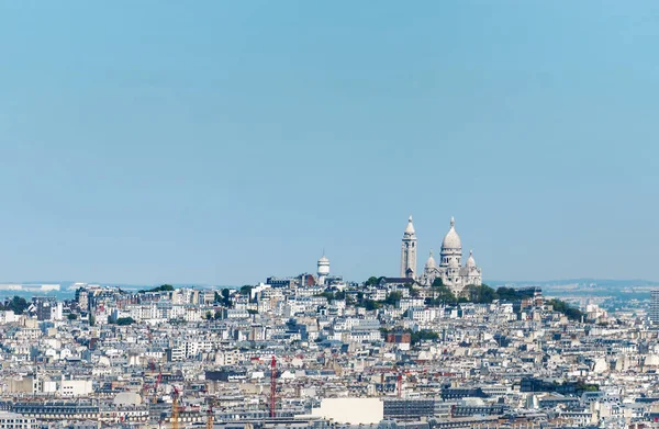 Vue Aérienne Panoramique Paris Jour — Photo