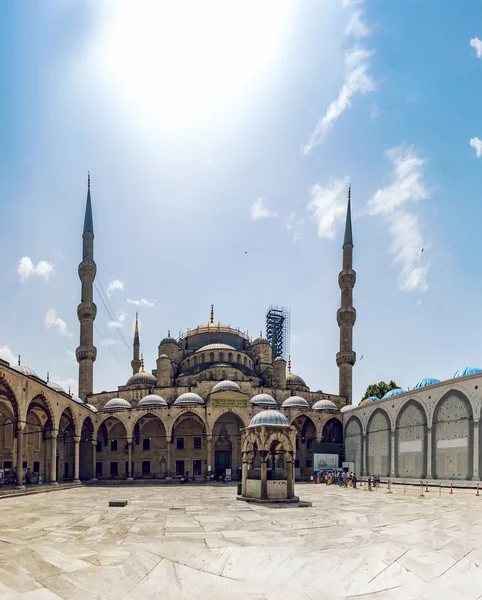 Istanbul Turquie Avril 2012 Mosquée Bleue Sultanahmet Camii Istanbul Été — Photo