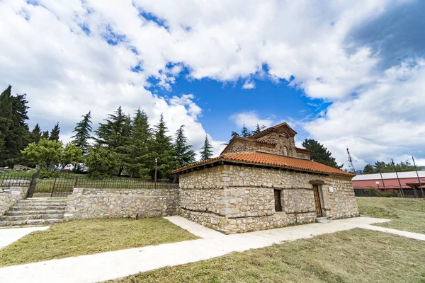 Demetrius Kyrka Ohrid Makedonien — Stockfoto