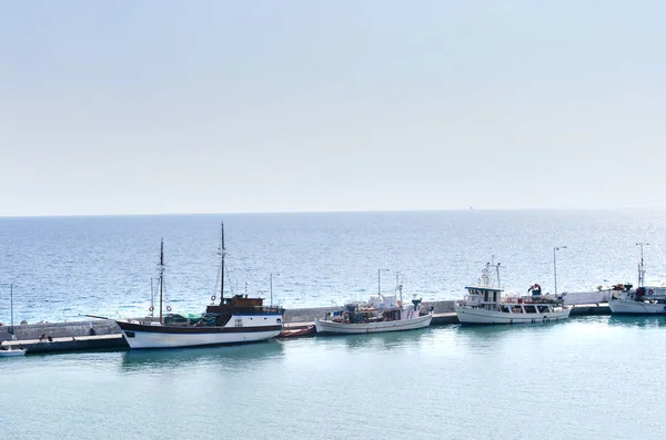 Navios Pesca Barcos Pesca Atracados Porto — Fotografia de Stock