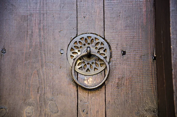 Деталі Старого Стукача Дверей — стокове фото