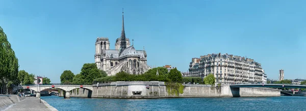 Pano Notre Dame Paris Francia Our Lady Paris Egy Középkori — Stock Fotó