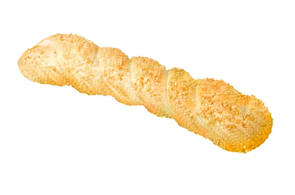 Baguette Isoliert Auf Weißem Hintergrund — Stockfoto