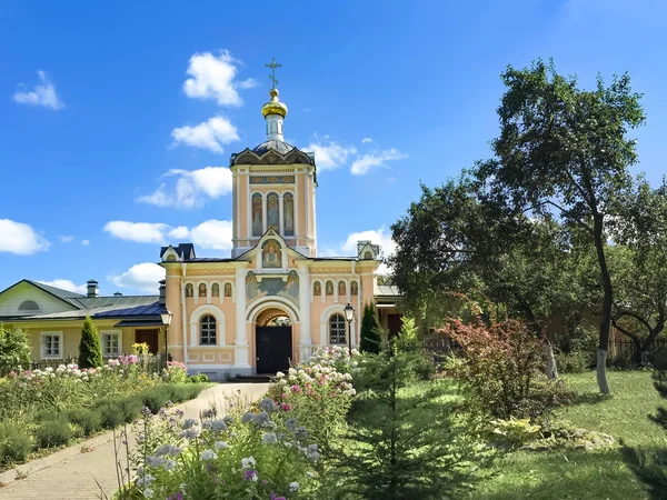 Gate Church John Baptist Sket Holy Vvedensky Optina Desert Rússia — Fotografia de Stock
