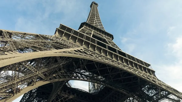 Increíble Vista Cinematográfica Torre Eiffel Parisina Durante Día — Foto de Stock