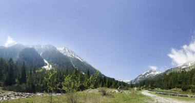 Pirin dağ silsilesi Vihren Zirvesi Panoraması