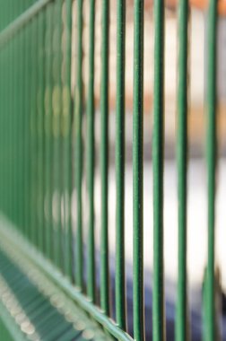 Demir çelik çubuklar doku arka plan çit