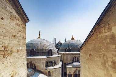 Istanbul Türkiye - 24 Nisan 2012: Sultanahmet Camii veya yaz, Istanbul'da Sultanahmet Camii