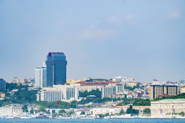 Istanbul modern Avrupa Yakası Taksim The Ritz Carlton Istanbul Hotel ve Süzer Plaza (Gokkafes) Türkiye'de dış atış ile kare