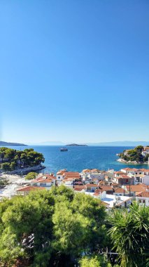 Island skiathos Yunanistan. Lüks Adası-Skiathos.Greece Adası. Cennet plaj