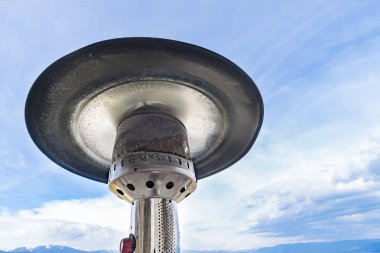 Tasarım Paslanmaz çelik metal gaz kapalı veranda ısıtıcı yakan