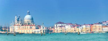 Venice, İtalya - Mart, 2016 yaklaşık: görünüm, Basilica Santa Maria della Salute Venedik