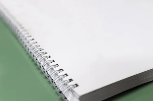 Paper Notebook Spiral Background — Stock Photo, Image