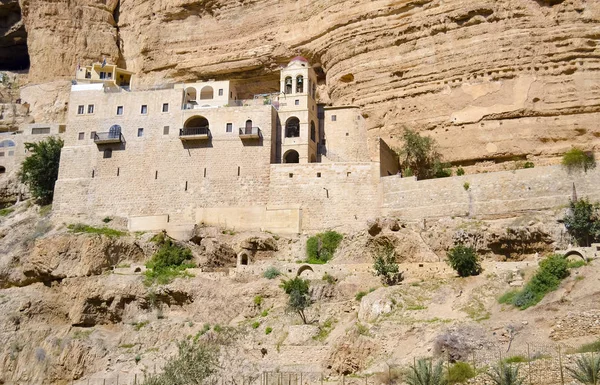 Panoramautsikt Över Saint George Monastery Jerusalem Israel — Stockfoto