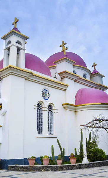 Israel Capernaum Orthodox Church Twelve Apostles — Stock Photo, Image