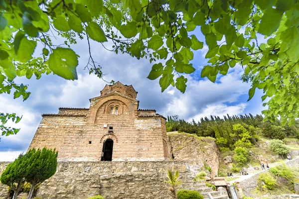 Iglesia Ortodoxa San Jovan Kaleo Lago Ohrid Macedonia — Foto de Stock