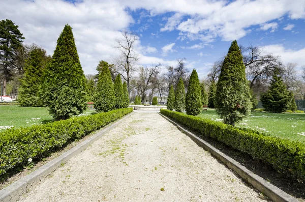 Hampton Court Palace Garden Gångväg Park — Stockfoto